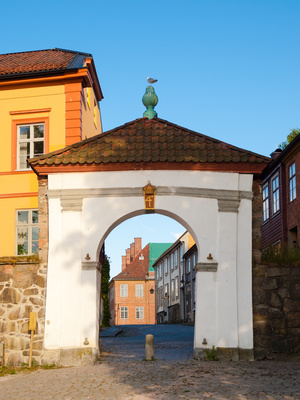 City gate of Fredrikstad Fortress, Norway